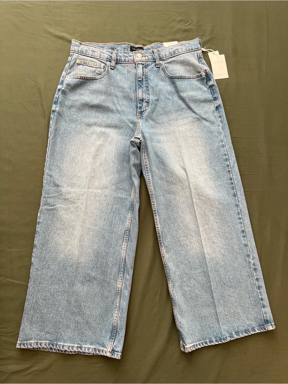 Light Blue Wide-Leg Women’s Jeans Size 16